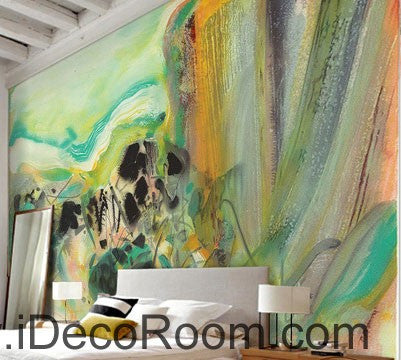 Image of Abstract Mordern Mountain Art 000020 Wallpaper Wall Decals Wall Art Print Mural Home Decor Gift Office Business