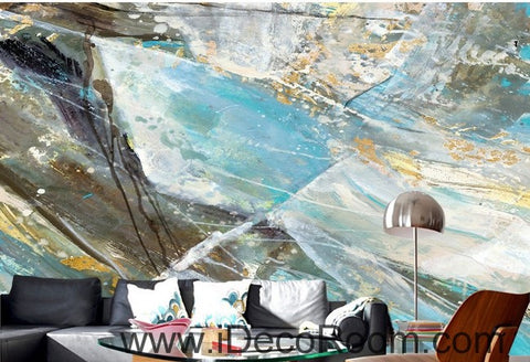 Image of Abstract Rock Illustration IDCWP-000053 Wallpaper Wall Decals Wall Art Print Mural Home Decor Gift