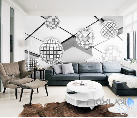 Image of 3D Modern Square 5D Wall Paper Mural Art Print Decals Business Decor IDCWP-3DB-000003