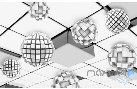 Image of 3D Modern Square 5D Wall Paper Mural Art Print Decals Business Decor IDCWP-3DB-000003