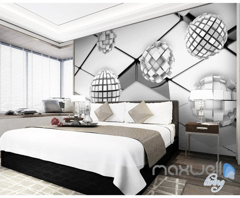 Image of 3D Modern Square 5D Wall Paper Mural Art Print Decals Business Decor IDCWP-3DB-000003