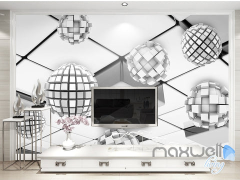Image of 3D Modern Square 5D Wall Paper Mural Art Print Decals Business Decor IDCWP-3DB-000003