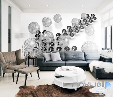 Image of 3D Ball Arrow 5D Wall Paper Mural Art Print Decals Business Modern Decor IDCWP-3DB-000010
