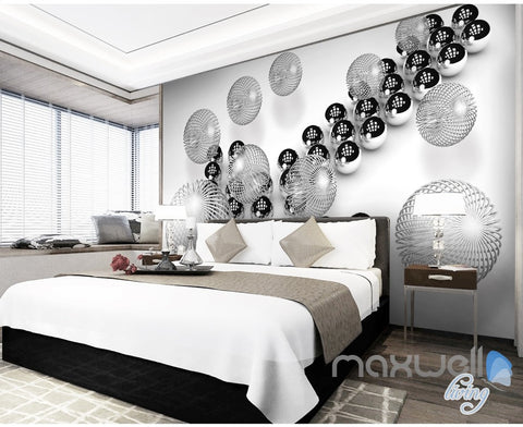 Image of 3D Ball Arrow 5D Wall Paper Mural Art Print Decals Business Modern Decor IDCWP-3DB-000010