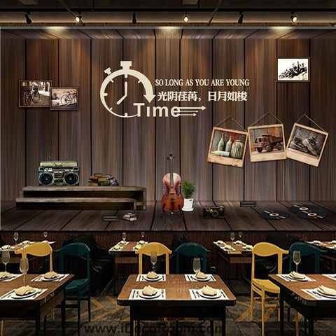 Image of Coffee shop Wallpaper Coffee Club Cafe Wall Murals IDCWP-CF-000006