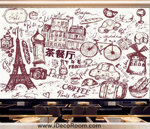 Image of Coffee shop Wallpaper Coffee Club Cafe Wall Murals IDCWP-CF-000019