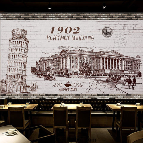 Image of Coffee shop Wallpaper Coffee Club Cafe Wall Murals IDCWP-CF-000026