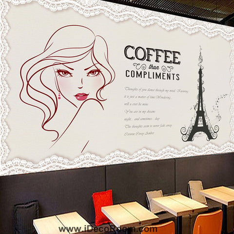 Image of Coffee shop Wallpaper Coffee Club Cafe Wall Murals IDCWP-CF-000028