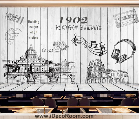 Image of Coffee shop Wallpaper Coffee Club Cafe Wall Murals IDCWP-CF-000033