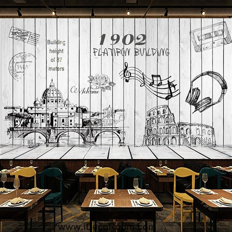 Image of Coffee shop Wallpaper Coffee Club Cafe Wall Murals IDCWP-CF-000033