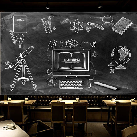 Image of Coffee shop Wallpaper Coffee Club Cafe Wall Murals IDCWP-CF-000035