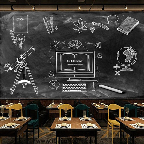 Image of Coffee shop Wallpaper Coffee Club Cafe Wall Murals IDCWP-CF-000035