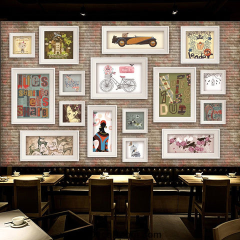 Image of Coffee shop Wallpaper Coffee Club Cafe Wall Murals IDCWP-CF-000037