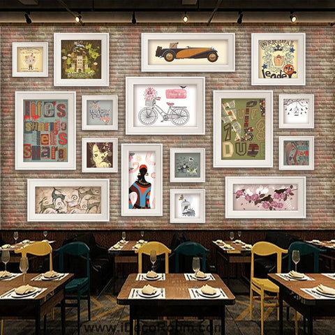 Image of Coffee shop Wallpaper Coffee Club Cafe Wall Murals IDCWP-CF-000037