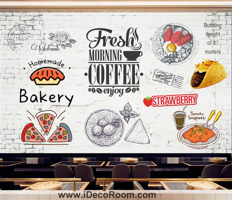 Image of Coffee shop Wallpaper Coffee Club Cafe Wall Murals IDCWP-CF-000043