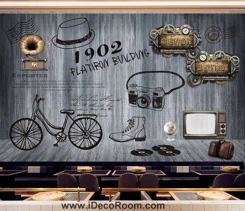 Image of Coffee shop Wallpaper Coffee Club Cafe Wall Murals IDCWP-CF-000044