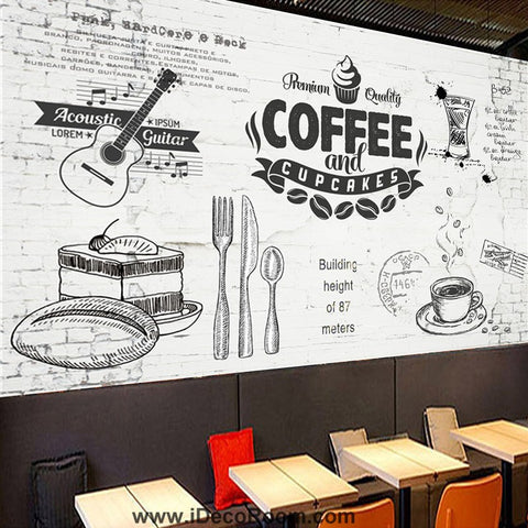 Image of Coffee shop Wallpaper Coffee Club Cafe Wall Murals IDCWP-CF-000045