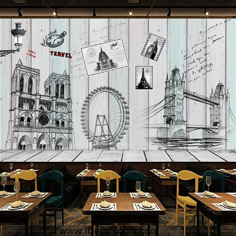 Image of Coffee shop Wallpaper Coffee Club Cafe Wall Murals IDCWP-CF-000047