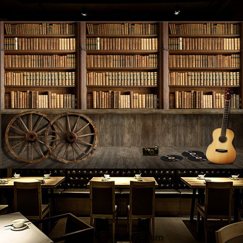 Image of Coffee shop Wallpaper Coffee Club Cafe Wall Murals IDCWP-CF-000048