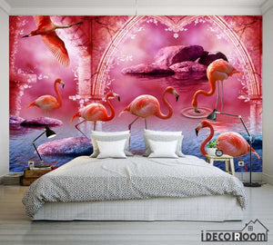 Beautiful Fashion Flamingo Creative wallpaper wall murals IDCWP-HL-000010