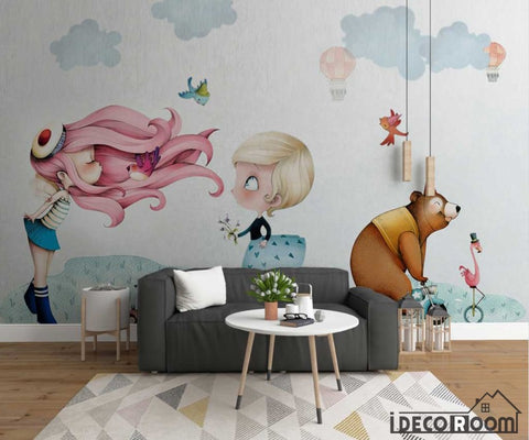 Image of Nordic minimalist little beauty wallpaper wall murals IDCWP-HL-000157