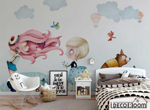 Image of Nordic minimalist little beauty wallpaper wall murals IDCWP-HL-000157