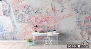 flamingo marble frameless painting wallpaper wall murals IDCWP-HL-000203