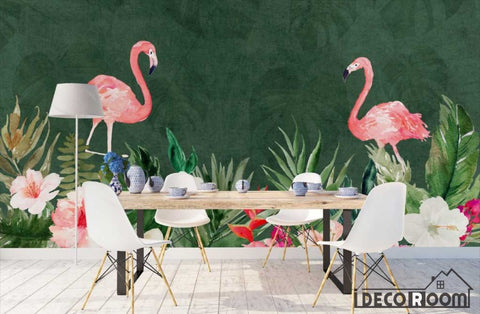 Image of Simple wallpaper plant mural IDCWP-HL-000386