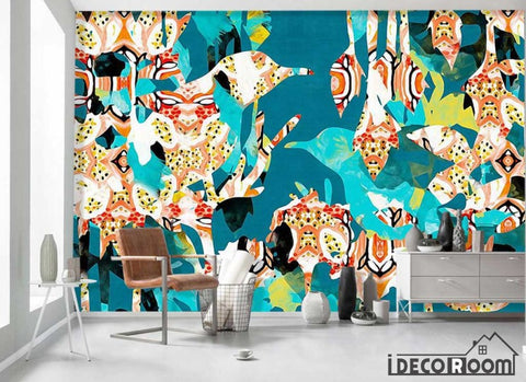 Image of Vintage pattern graffiti art wall tooling wallpaper wall murals IDCWP-HL-000488