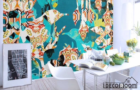 Image of Vintage pattern graffiti art wall tooling wallpaper wall murals IDCWP-HL-000488