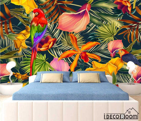 Image of Southeast Asia tropical style sofa wallpaper wall murals IDCWP-HL-000565