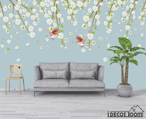 Image of floral pear wallpaper wallpaper wall murals IDCWP-HL-000568