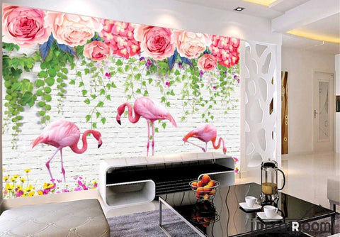 Image of 3D Wall Tiles Rose wallpaper wall murals IDCWP-HL-000612