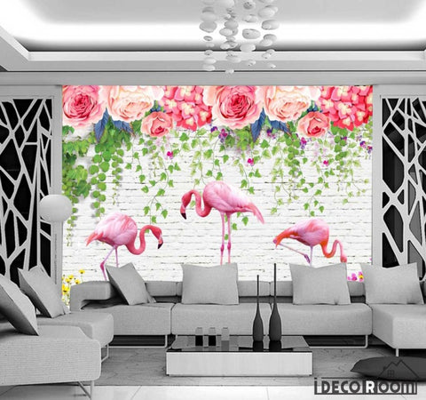 Image of 3D Wall Tiles Rose wallpaper wall murals IDCWP-HL-000612