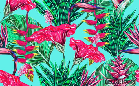 Image of Flowers plant tropical rainforest wallpaper wall murals IDCWP-HL-000615