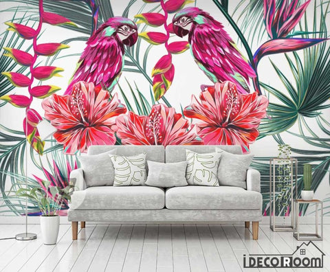 Image of Flowers plant tropical rainforest wallpaper wall murals IDCWP-HL-000616