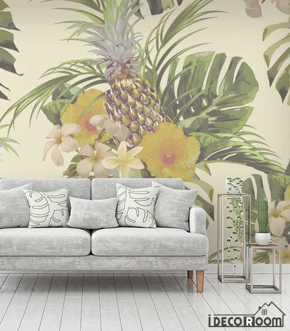 Image of Tropical plant rainforest wallpaper wall murals IDCWP-HL-000639
