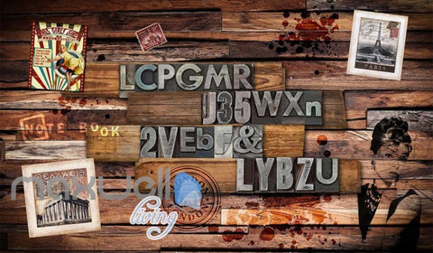 Image of Travel World Lady Desgin Wood Wall Art Wall Murals Wallpaper Decals Prints Decor IDCWP-JB-000043