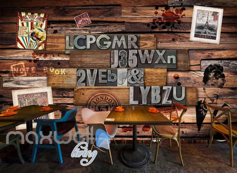 Image of Travel World Lady Desgin Wood Wall Art Wall Murals Wallpaper Decals Prints Decor IDCWP-JB-000043