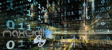 Image of Code Data Binray Cool Desgin Effect Art Wall Murals Wallpaper Decals Prints Decor IDCWP-JB-000049