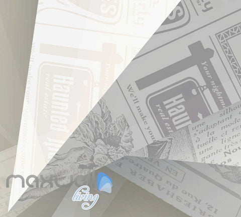 Image of Origami White Wall Art Design Art Wall Murals Wallpaper Decals Prints Decor IDCWP-JB-000092