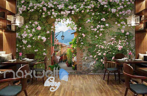 Image of Venice Caf?View Lake Picture Art Wall Murals Wallpaper Decals Prints Decor IDCWP-JB-000101