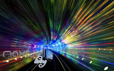 Image of Worm Hole Galactic Tunnel Art Wall Murals Wallpaper Decals Prints Decor IDCWP-JB-000109