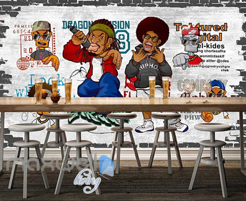 Image of Hip Hop Art Graffiti Desgin Art Wall Murals Wallpaper Decals Prints Decor IDCWP-JB-000136