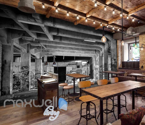 Image of Parking Concrete Graffiti Photo Art Wall Murals Wallpaper Decals Prints Decor IDCWP-JB-000176