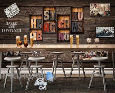 Image of Old Style World Wood Wall Collection Art Wall Murals Wallpaper Decals Prints Decor IDCWP-JB-000194