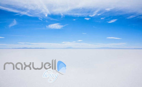 Image of Blue And White Salar De Uyuni Photograph Art Wall Murals Wallpaper Decals Prints Decor IDCWP-JB-000258
