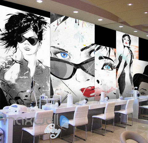 Image of Design Women Collage Graphic Art Print Art Wall Murals Wallpaper Decals Prints Decor IDCWP-JB-000269