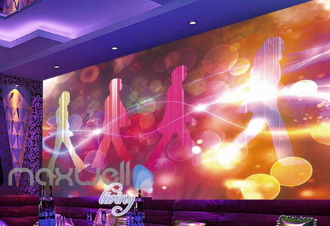 Image of Graphic Art Design Colorful The Beatles Cover Album Art Wall Murals Wallpaper Decals Prints Decor IDCWP-JB-000362