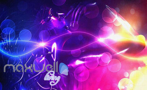 Image of Colourful Graphic Design With Woman Art Wall Murals Wallpaper Decals Prints Decor IDCWP-JB-000399